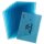 herlitz Sichthüllen DIN A4 blau genarbt 0,19 mm, 10 St.