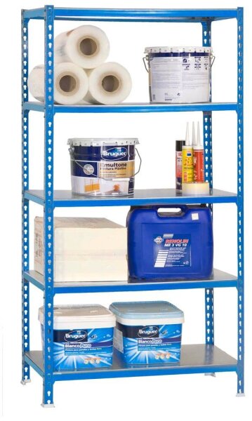 Simonrack Schwerlastregal SIMONCLICK MEGAPLUS 8425437076961 blau, silber 120,0 x 50,0 x 200,0 cm