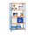 Simonrack Schwerlastregal SIMONCLICK MEGAPLUS 8425437076916 blau, orange, silber 120,0 x 40,0 x 200,0 cm