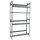 Simonrack Getränkekistenregal SIMONBOTTLE 8425437087806 grau 100,0 x 30,0 x 180,0 cm