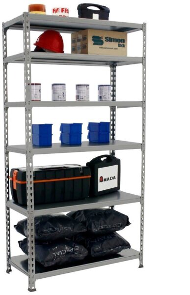 Simonrack Schwerlastregal SIMONCLICK MEGAPLUS 8425437091612 grau 120,0 x 50,0 x 250,0 cm