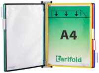 tarifold Wand-Sichttafelsystem 414159 DIN A4 farbsortiert...