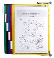 tarifold Wand-Sichttafelsystem 414109 DIN A4 farbsortiert...