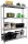 Simonrack Schwerlast-Weitspannregal SIMONFORTE 8425437092572 grau 210,0 x 45,0 x 200,0 cm