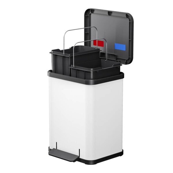 Hailo Öko duo Plus M Mülltrenner 2x 9,0 l weiß, 1 St.