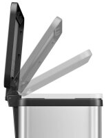 Hailo Öko uno Plus M Mülleimer 17,0 l silber, 1 St.