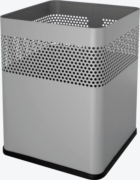 helit the dot H25159 Papierkorb 15,0 l grau, 1 St.