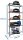Simonrack Schwerlastregal SIMONCLICK PLUS 8425437098031 anthrazit, weiß 100,0 x 40,0 x 200,0 cm