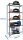 Simonrack Schwerlastregal SIMONCLICK PLUS 8425437098055 anthrazit, silber 100,0 x 40,0 x 200,0 cm