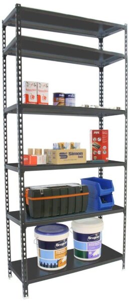 Simonrack Schwerlastregal SIMONCLICK MEGAPLUS 8425437098888 anthrazit 120,0 x 50,0 x 250,0 cm