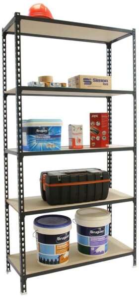 Simonrack Schwerlastregal MADERCLICK 8425437099311 anthrazit 90,0 x 50,0 x 180,0 cm