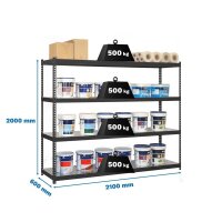 Simonrack Schwerlast-Weitspannregal SIMONFORTE...