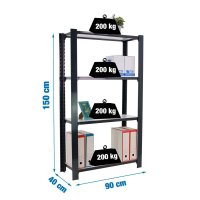 Simonrack Regal OFFICLICK 8425437103780 anthrazit,...