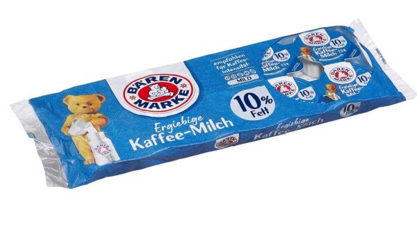 BÄRENMARKE Die Ergiebige Kondensmilch 10,0 % 10x 7,5 g