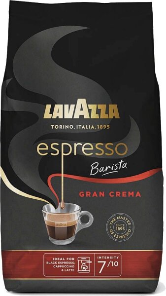 LAVAZZA Gran Crema Espressobohnen, Arabica- und Robustabohnen 1 kg