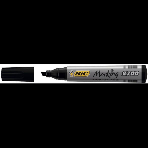 BIC MARKING® 2300 ECOlutions® Permanentmarker schwarz 3,7 - 5,5 mm, 1 St.
