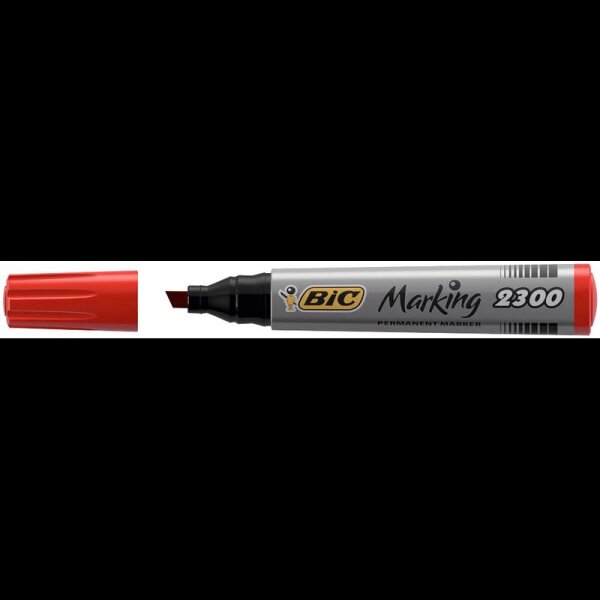 BIC MARKING® 2300 ECOlutions® Permanentmarker rot 3,7 - 5,5 mm, 1 St.
