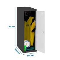 Simonrack Spind SIMONLOCKER DISM SINGLE anthrazit,...