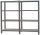 Simonrack Regal OFFICLICK 8425437108808 anthrazit, silber 180,0 x 40,0 x 150,0 c  ( 8425437108808 )