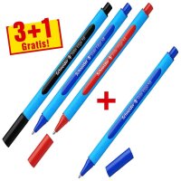 3 + 1 GRATIS: Schneider Kugelschreiber Slider Edge...