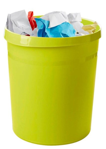 HAN Grip Papierkorb 18,0 l lemon, 1 St.