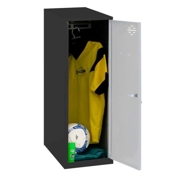 Simonrack Spind SIMONLOCKER DISM SINGLE anthrazit, grau 8425437108570, 1 Schließfach 30,0 x 50,0 x 91,5 cm