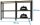 Simonrack Regal OFFICLICK 8425437109034 anthrazit, weiß 180,0 x 40,0 x 100,0 cm  ( 8425437109034 )