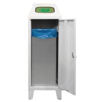ADB Mülleimer 120,0 l lichtgrau, 1 St.