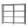 Simonrack Regal OFFICLICK 8425437108785 anthrazit, weiß 180,0 x 40,0 x 150,0 cm  ( 8425437108785 )
