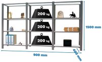 Simonrack Regal OFFICLICK 8425437108815 anthrazit,...