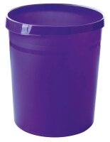 HAN Grip Papierkorb 18,0 l lila, 1 St.