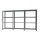 Simonrack Regal OFFICLICK 8425437108839 anthrazit, silber 270,0 x 40,0 x 150,0 c  ( 8425437108839 )