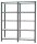 Simonrack Regal OFFICLICK 8425437108907 anthrazit, weiß 180,0 x 40,0 x 210,0 cm  ( 8425437108907 )