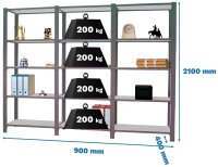 Simonrack Regal OFFICLICK 8425437108938 anthrazit,...