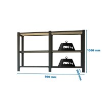 Simonrack Regal OFFICLICK 8425437108976 anthrazit,...