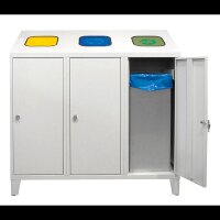 ADB Mülltrenner 3x 120,0 l lichtgrau, 1 St.