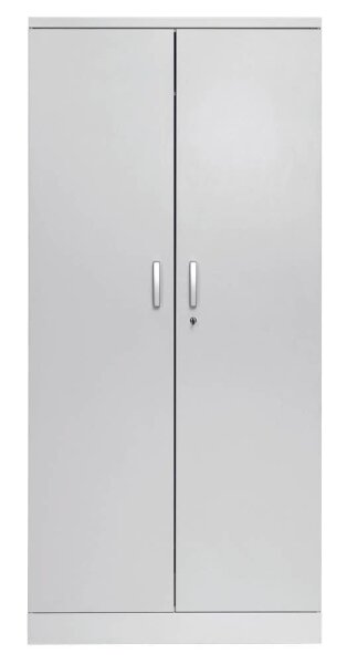 Gürkan Stahlschrank 100111 lichtgrau 4 Fachböden 92,0 x 42,0 x 195,0 cm, aufgebaut, 1 St.