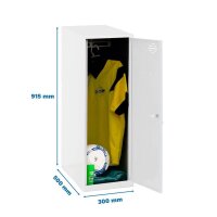 Simonrack Spind SIMONLOCKER DISM SINGLE weiß...