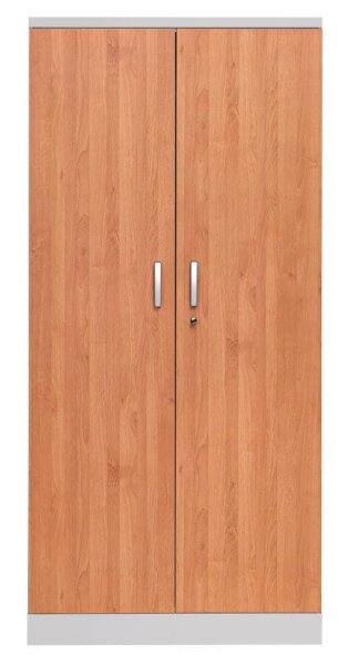Gürkan Stahlschrank 100109 lichtgrau, erle 4 Fachböden 92,0 x 42,0 x 195,0 cm, aufgebaut, 1 St.