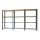 Simonrack Regal OFFICLICK 8425437109126 anthrazit, weiß 270,0 x 30,0 x 150,0 cm  ( 8425437109126 )
