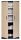 Gürkan Stahlschrank 100130 tiefschwarz, ahorn 4 Fachböden 92,0 x 42,0 x 195,0 cm, aufgebaut, 1 St.