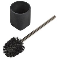 Zeller WC-Garnitur schwarz Kunststoff, 1 St.