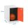 Simonrack Spind SIMONLOCKER DISM weiß, orange 8425437117633, 1 Schließfach 40,0 x 50,0 x 47,5 cm