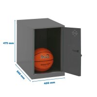Simonrack Spind SIMONLOCKER DISM anthrazit 8425437117664,...