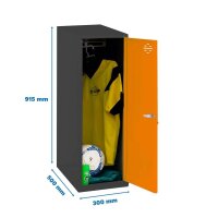 Simonrack Spind SIMONLOCKER DISM SINGLE anthrazit, orange...