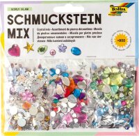 folia Schmucksteine mehrfarbig Fun 800 Teile, 1 Pack