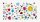 folia Schmucksteine mehrfarbig Fun 800 Teile, 1 Pack