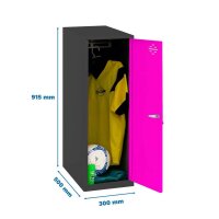Simonrack Spind SIMONLOCKER DISM anthrazit, pink...