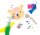 folia Dekoartikel mehrfarbig Mix-Set, 1 Pack
