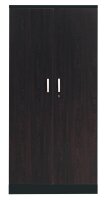 Gürkan Stahlschrank 100126 tiefschwarz, wenge 4...